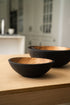 Half Charred Ashwood Nesting Bowl Set