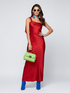 Strapless Satin Slit Long Dress For Women, Upper East Side, BYMANYC New York.