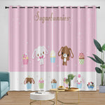Sugarbunnies Curtains Blackout Window Drapes Room Decoration