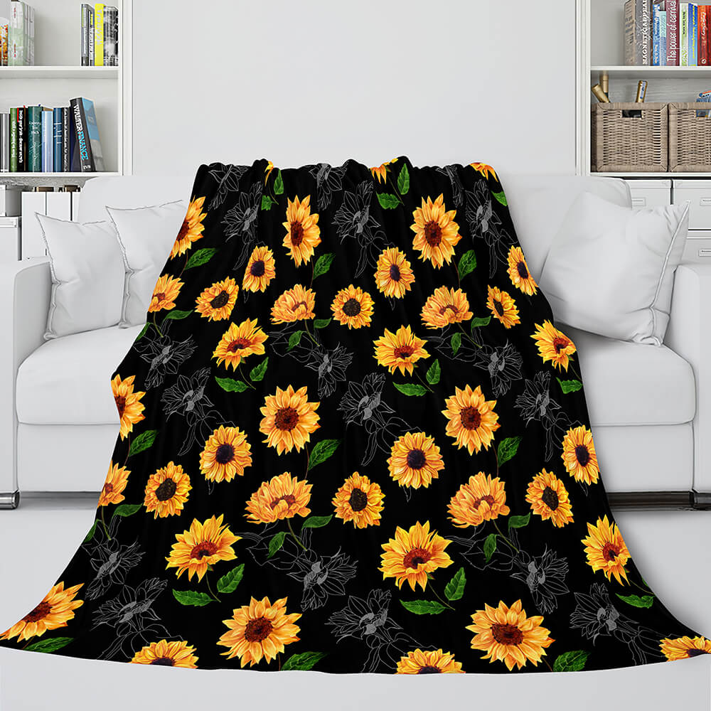 Animal Flower Soft Flannel Fleece Throw Cosplay Blanket