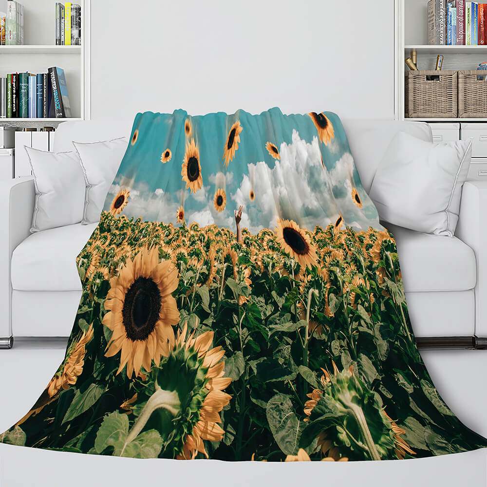 Animal Flower Soft Flannel Fleece Throw Cosplay Blanket