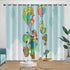 Super Mario Pattern Curtains Blackout Kids Room Window Drapes
