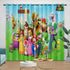 Super Mario Pattern Curtains Blackout Kids Room Window Drapes