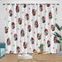 Super Mario Pattern Curtains Blackout Kids Room Window Drapes