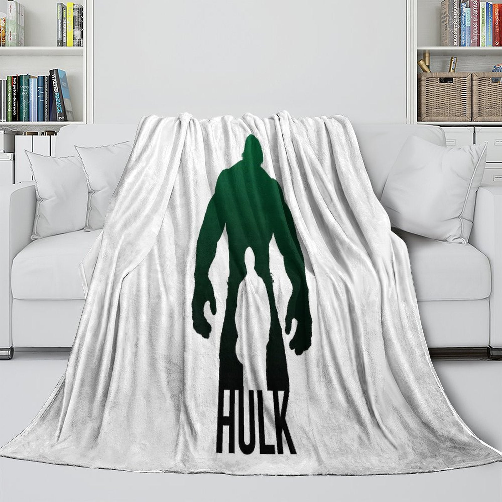 Superhero Hulk Blanket Flannel Throw Kids Room Decoration