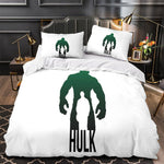 Superhero Hulk Duvet Cover Pattern Bedding Set Without Filler