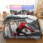 Superhero Spiderman Bedding Set Quilt Cover Without Filler