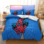 Superhero Spiderman Bedding Set Quilt Cover Without Filler