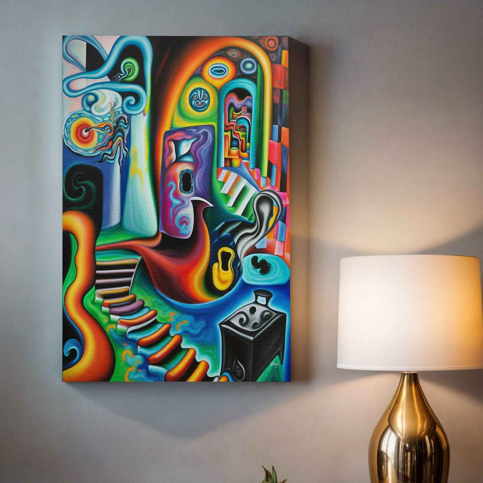 Canvas Print: "Surreal Steps"