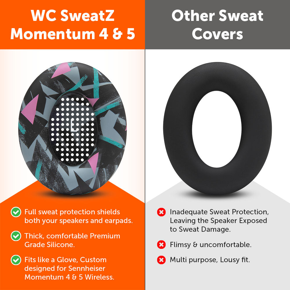 Sennheiser Momentum 4 Earpad Sweat Covers - WC SweatZ Momentum 4