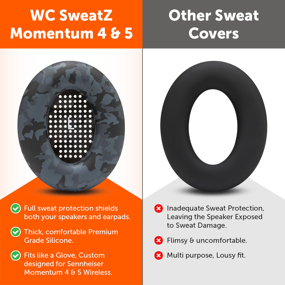Sennheiser Momentum 4 Earpad Sweat Covers - WC SweatZ Momentum 4