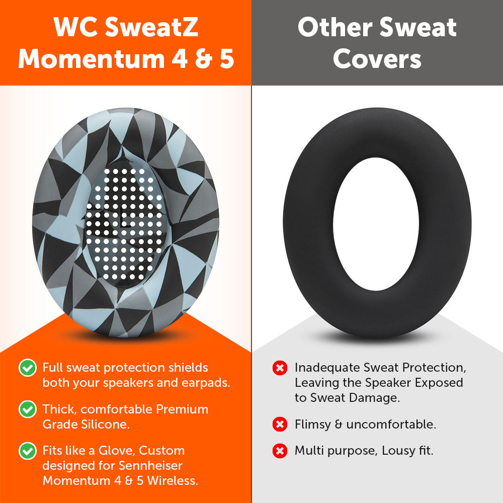 Sennheiser Momentum 4 Earpad Sweat Covers - WC SweatZ Momentum 4