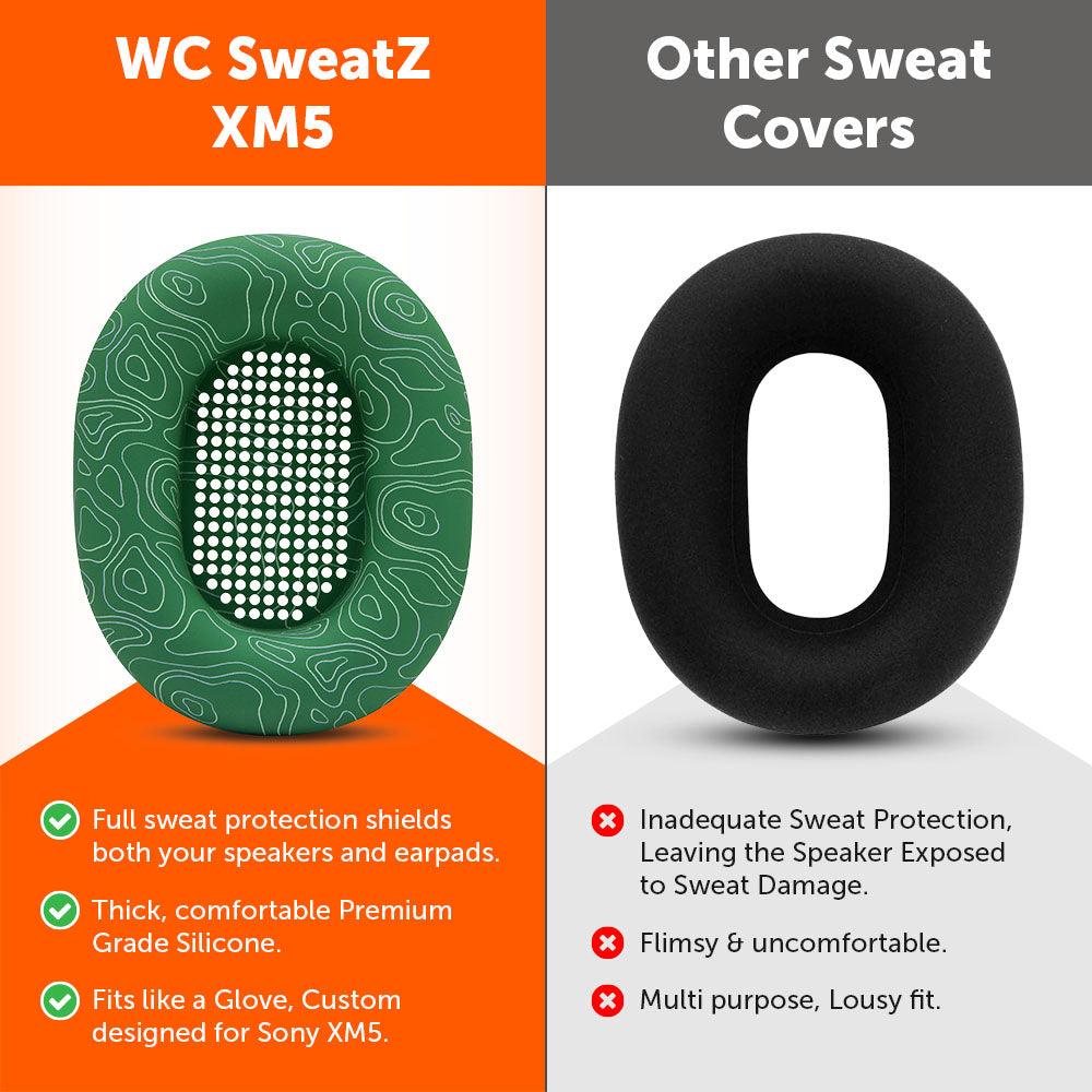 Sony WH-1000XM5 Earpad Sweat Covers - WC SweatZ