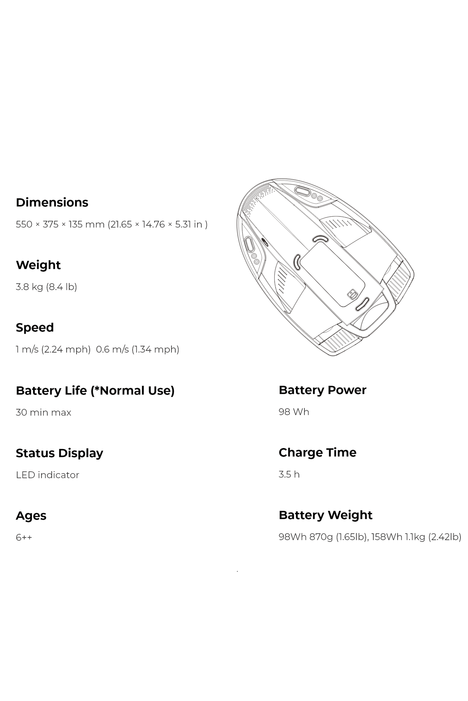 Swii - Electric floating swiming board