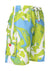 Sakkas Mens Multi Color Wave Design Skate Surf Board Short / Swim Trunks