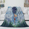 Sword Art Online Blanket Flannel Throw Kids Room Decoration