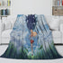 Sword Art Online Blanket Flannel Throw Kids Room Decoration