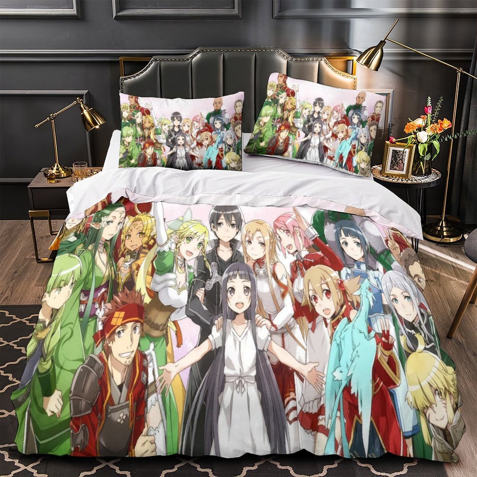Sword Art Online Duvet Cover Pattern Bedding Set Without Filler