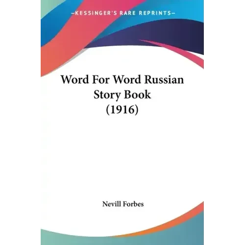 Word For Word Russian Story Book (1916) - Paperback