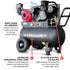 20 Gallon Portable Air Compressor 6.5HP Honda GX200 Engine Horizontal Tank 13.5 CFM @ 90 PSI Gas-Powered