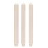 Fluted Taper Candles - Set of 3