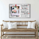To My Daughter Marriage Message Sign