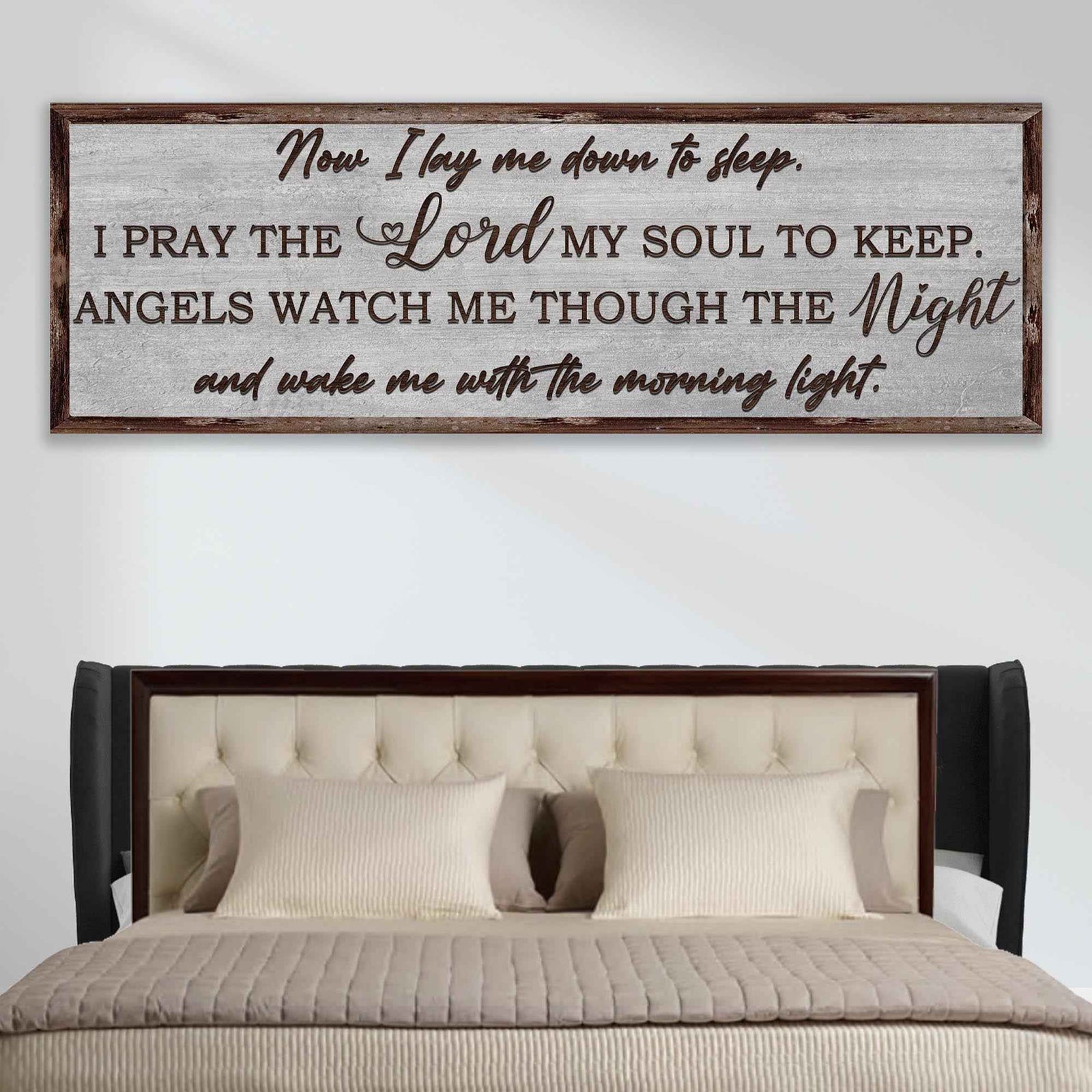 Now I Lay Me Down To Sleep Sign