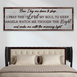 Now I Lay Me Down To Sleep Sign
