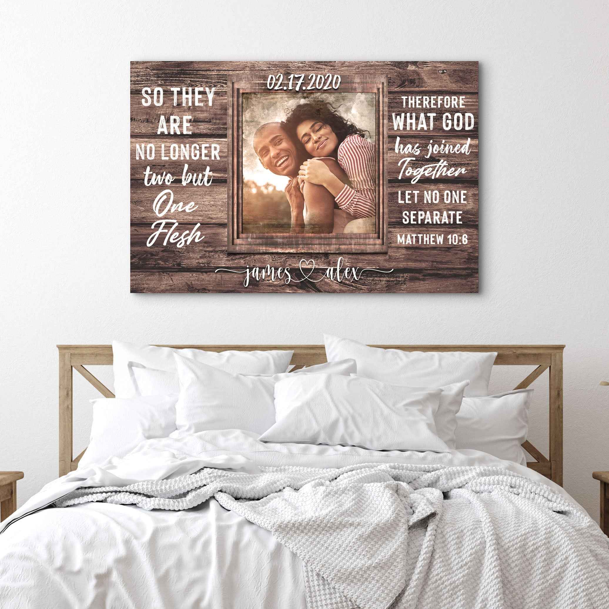 Matthew 19:6 - What God Has Joined Together Let No One Separate Sign II