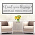 Count Your Blessings Sign III