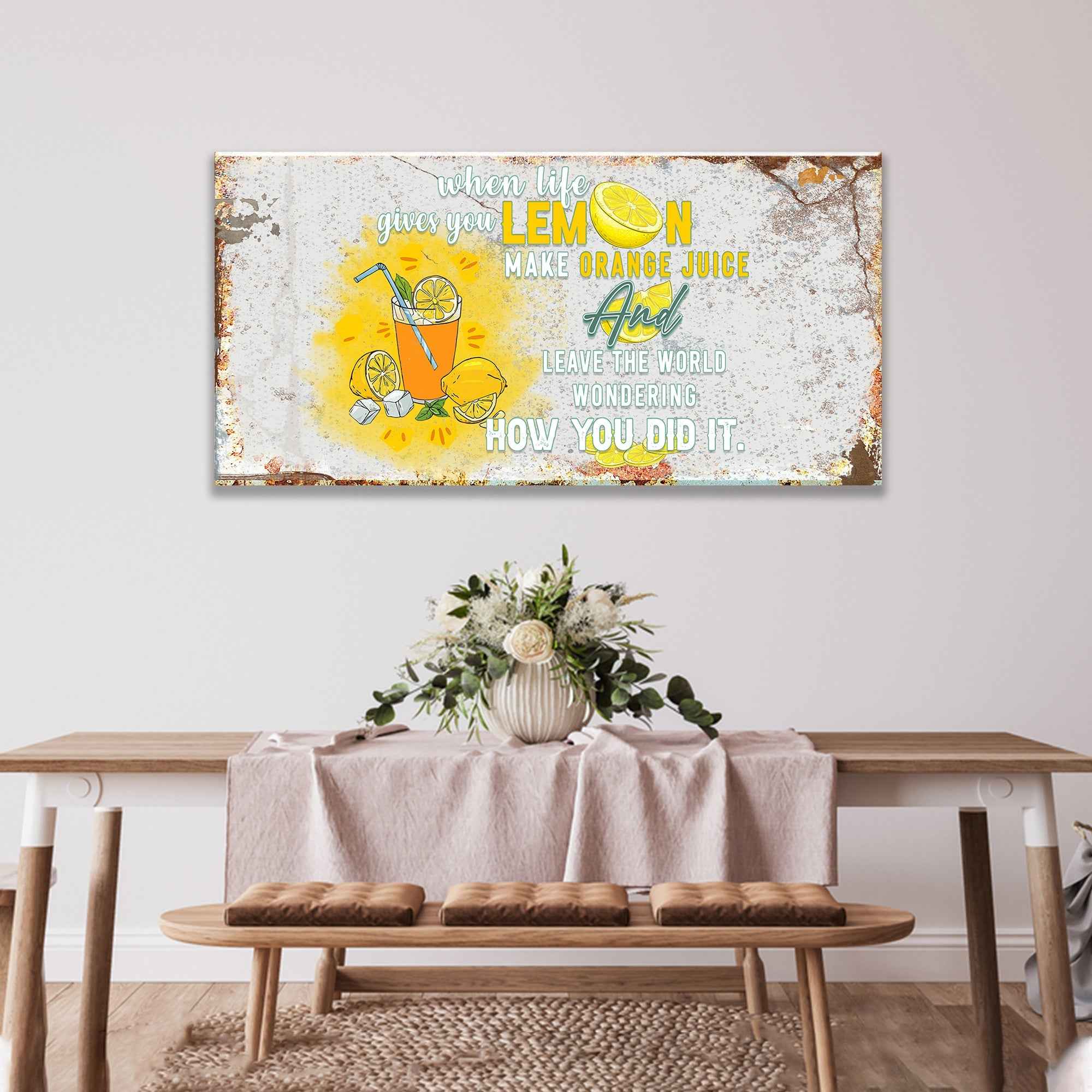 Life And Lemons Sign