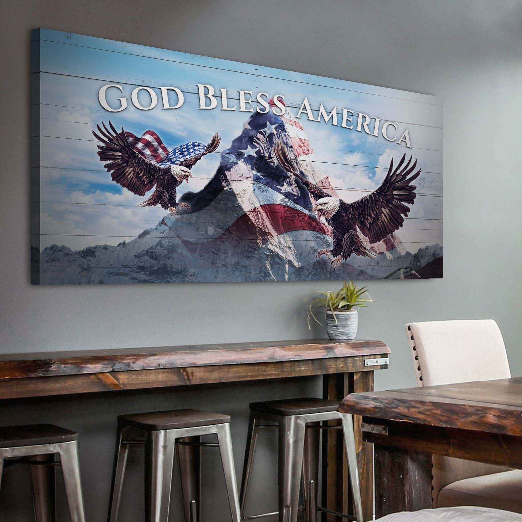 God Bless America Sign