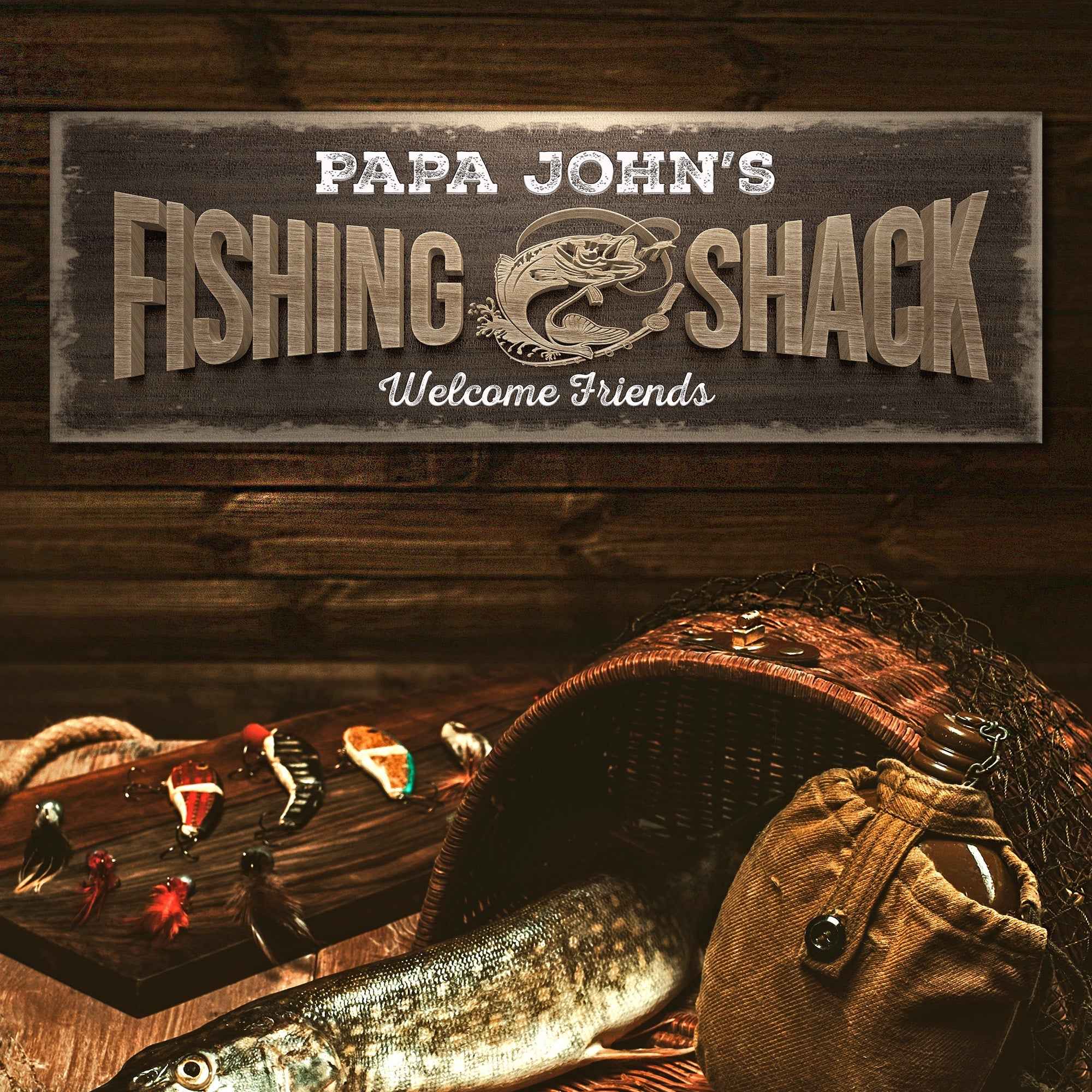 Fishing Shack Sign II