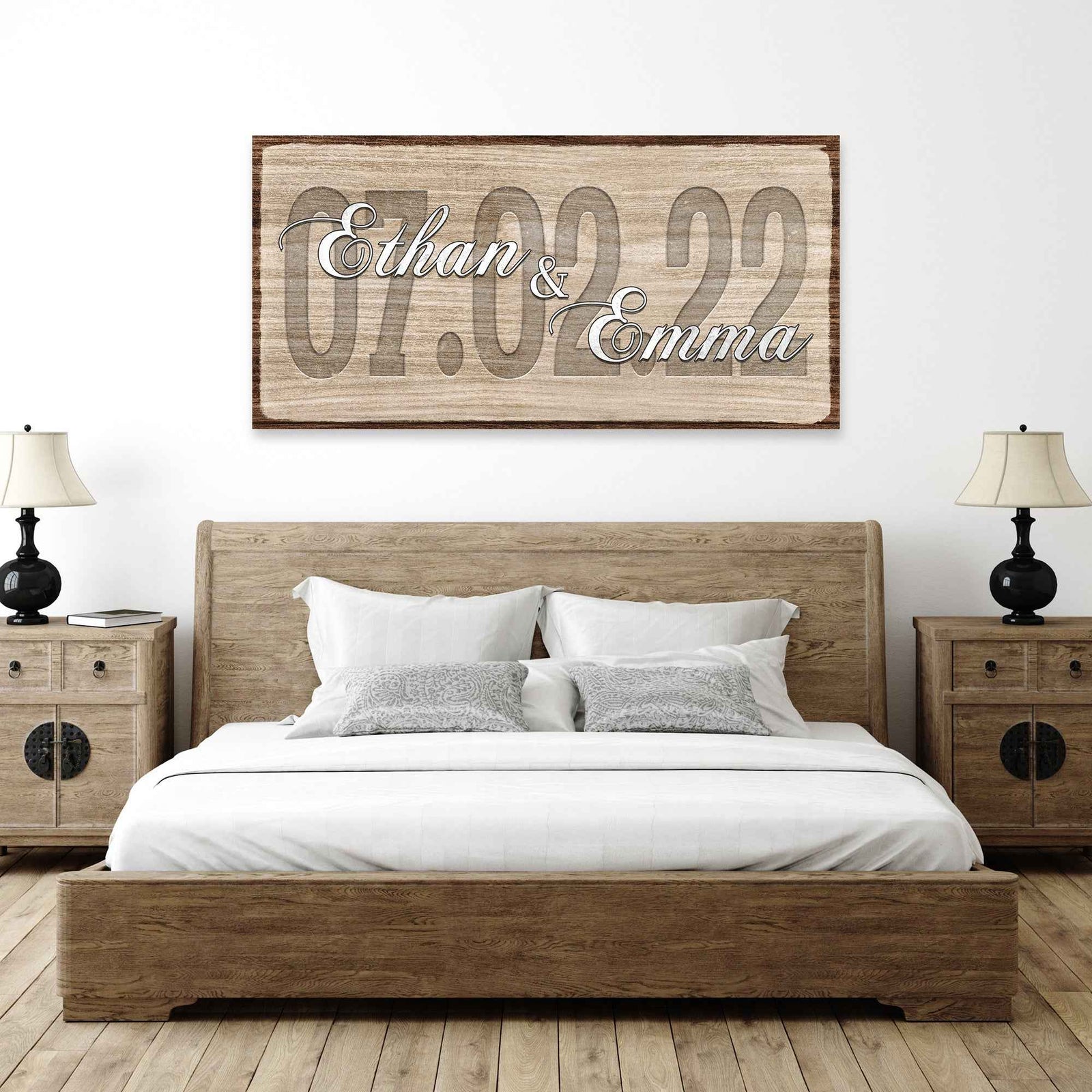Couple Wedding Date Sign