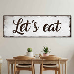 Let's Eat Sign