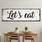 Let's Eat Sign