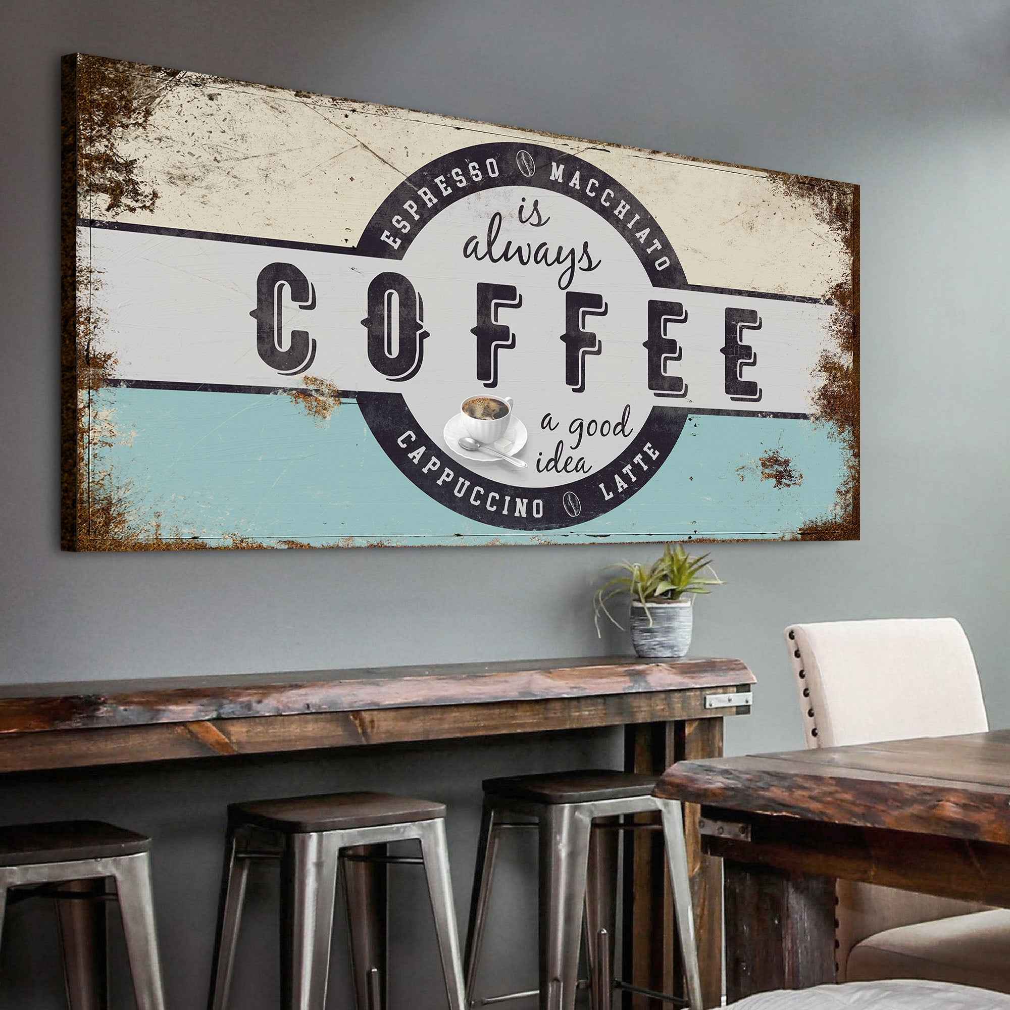 Coffee Is Always A Good Idea Sign
