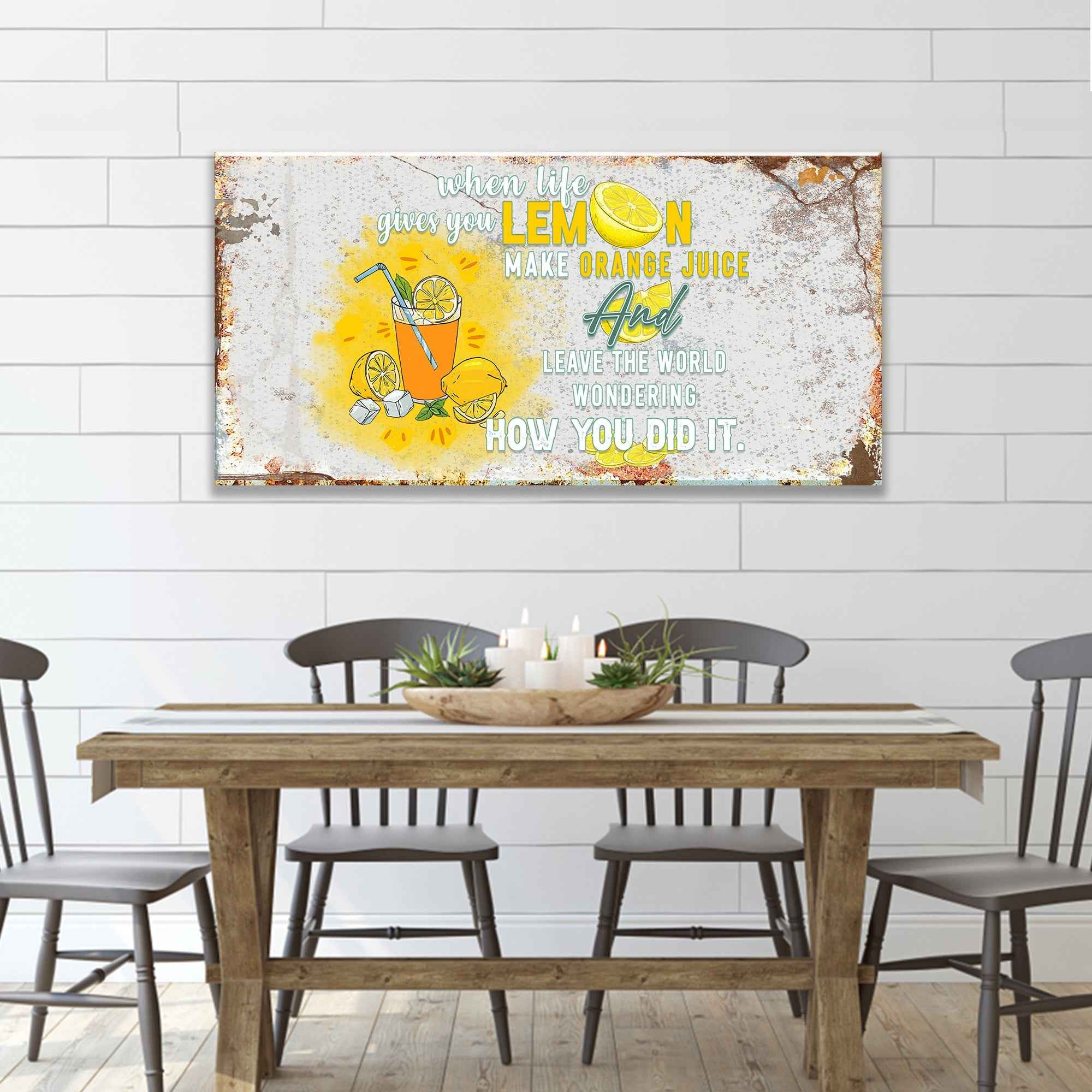 Life And Lemons Sign