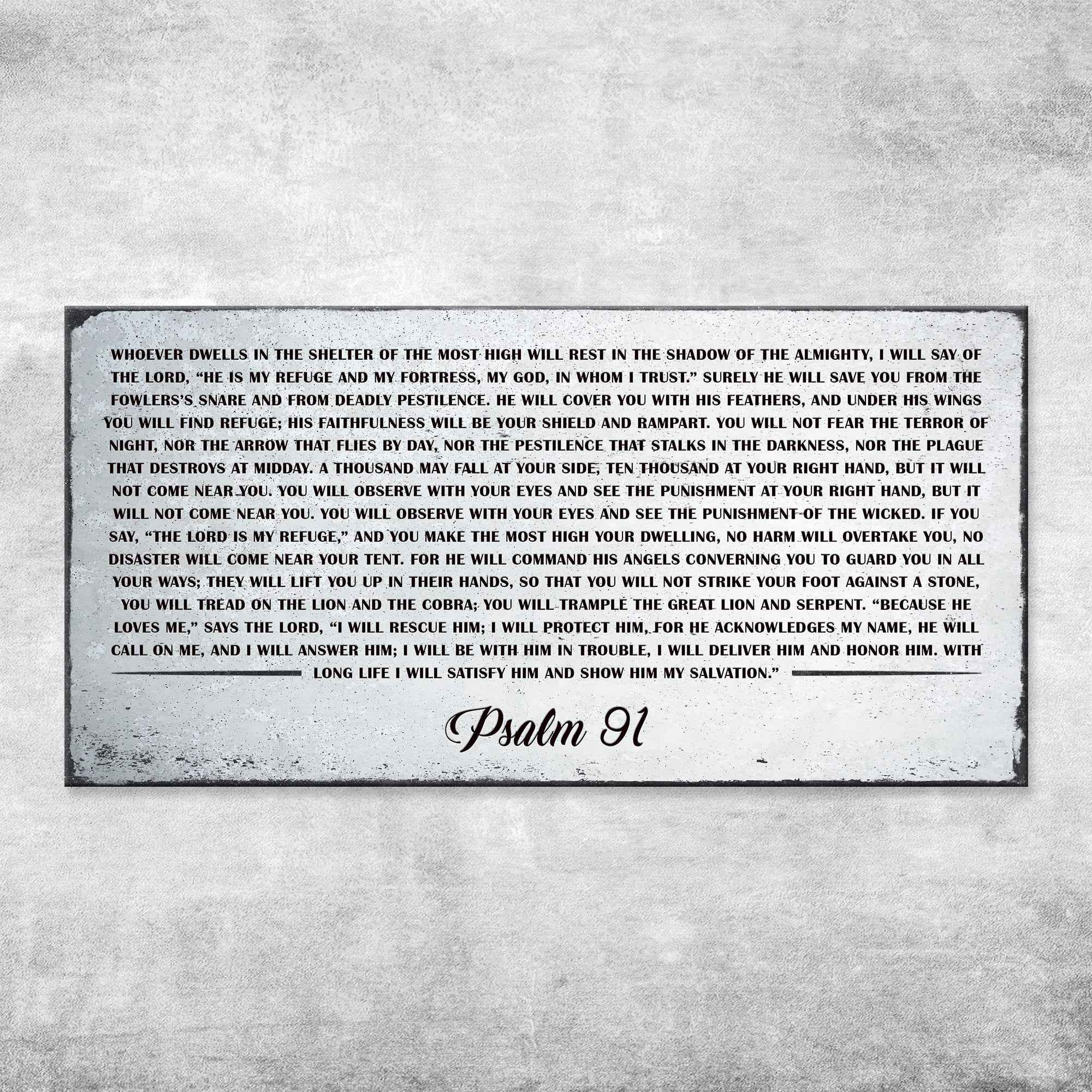Psalm 91 - Whoever Dwells In The Shelter Of The Most High Sign IV