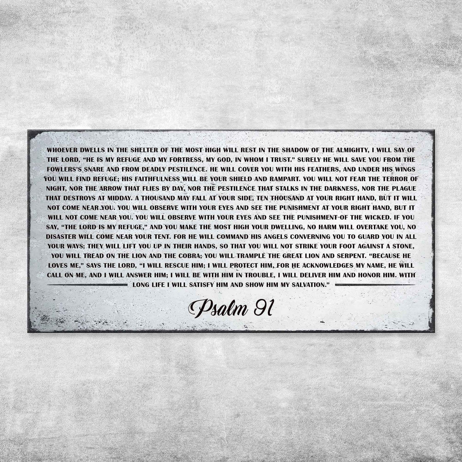 Psalm 91 - Whoever Dwells In The Shelter Of The Most High Sign IV