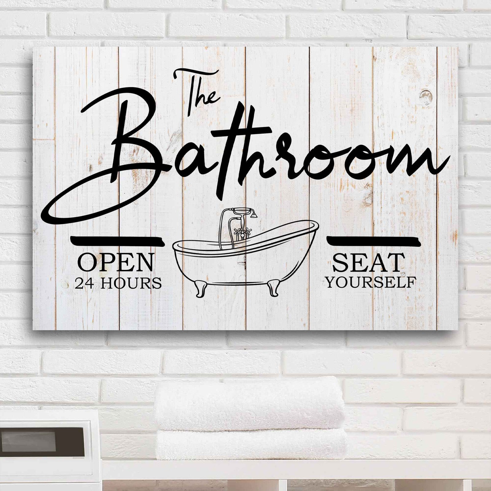 The Bathroom Sign