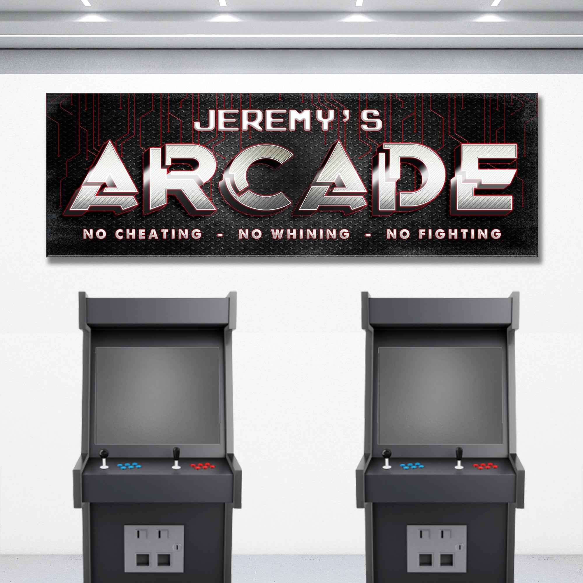 Arcade Family Sign