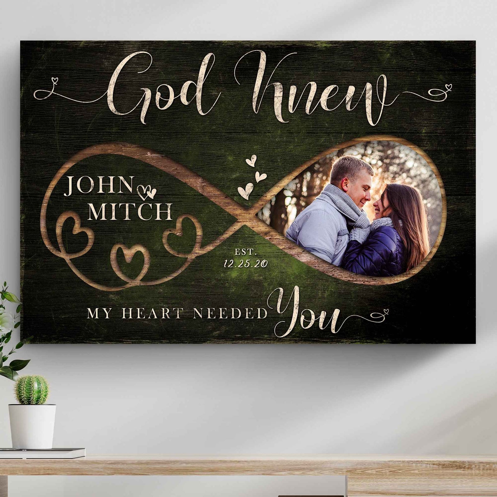 God Knew Couple Sign