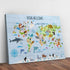 Animals And Countries Map Sign
