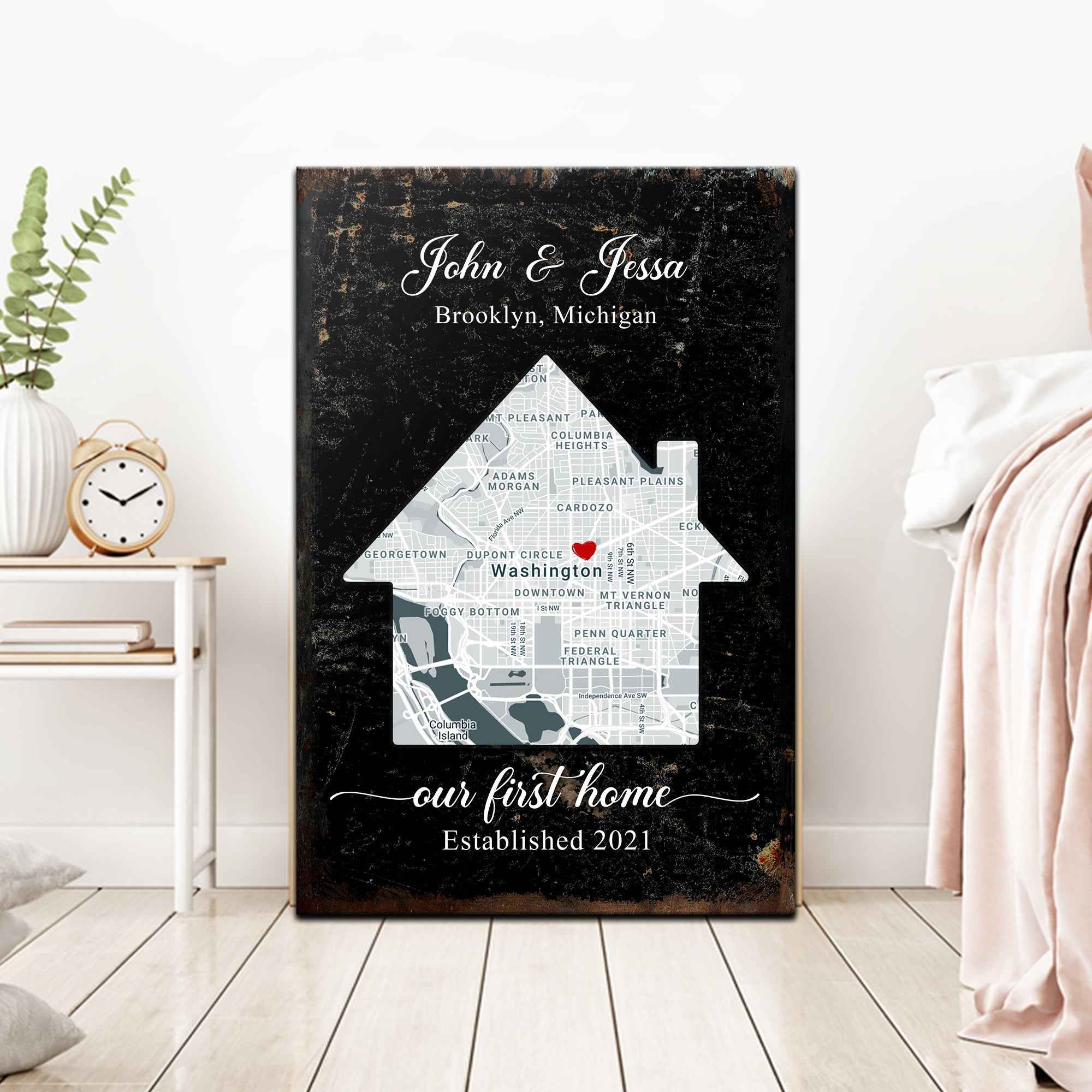 Home Map Sign