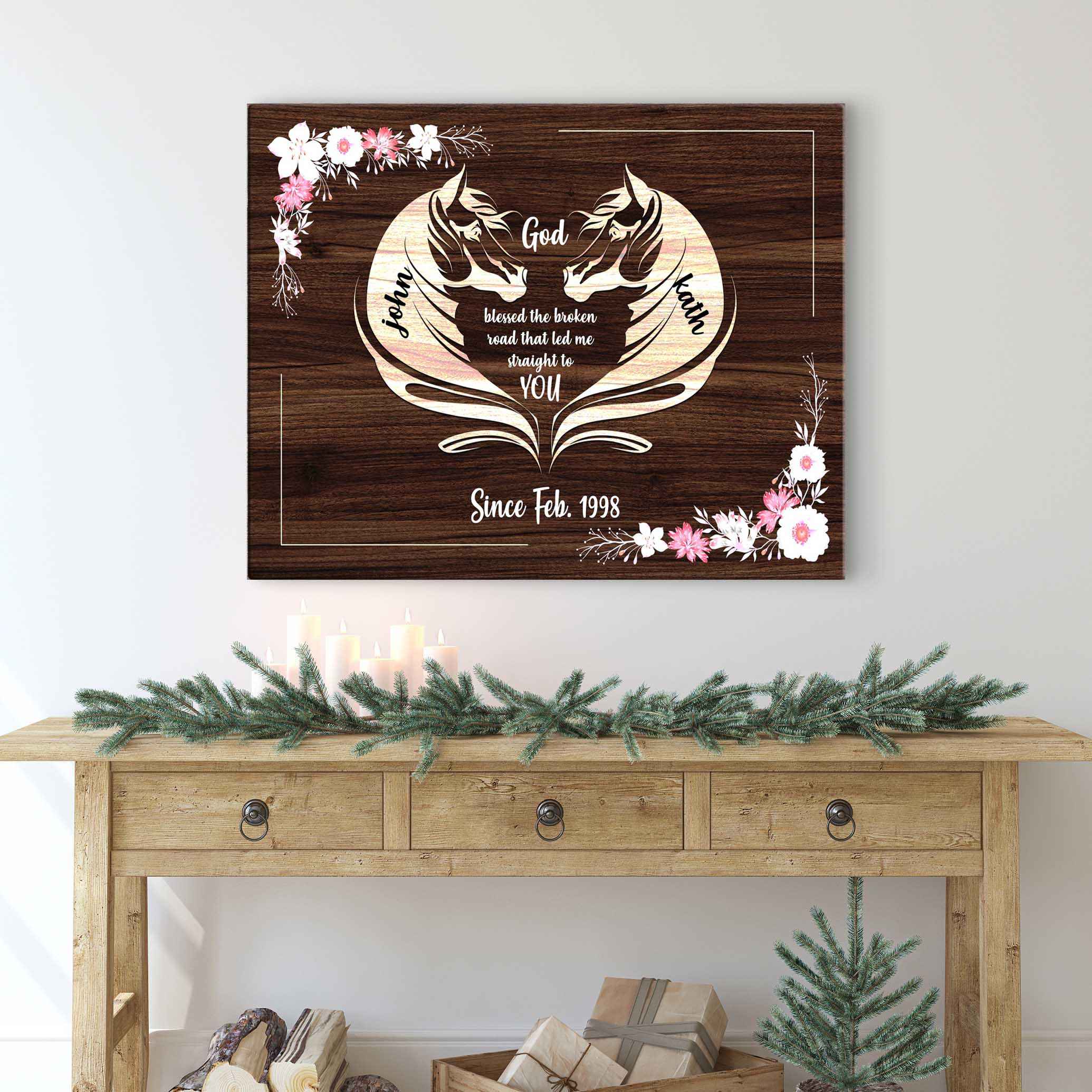 Horse Couple Sign II