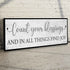Count Your Blessings Sign III