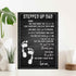 Stepped Up Dad Happy Father's Day Sign