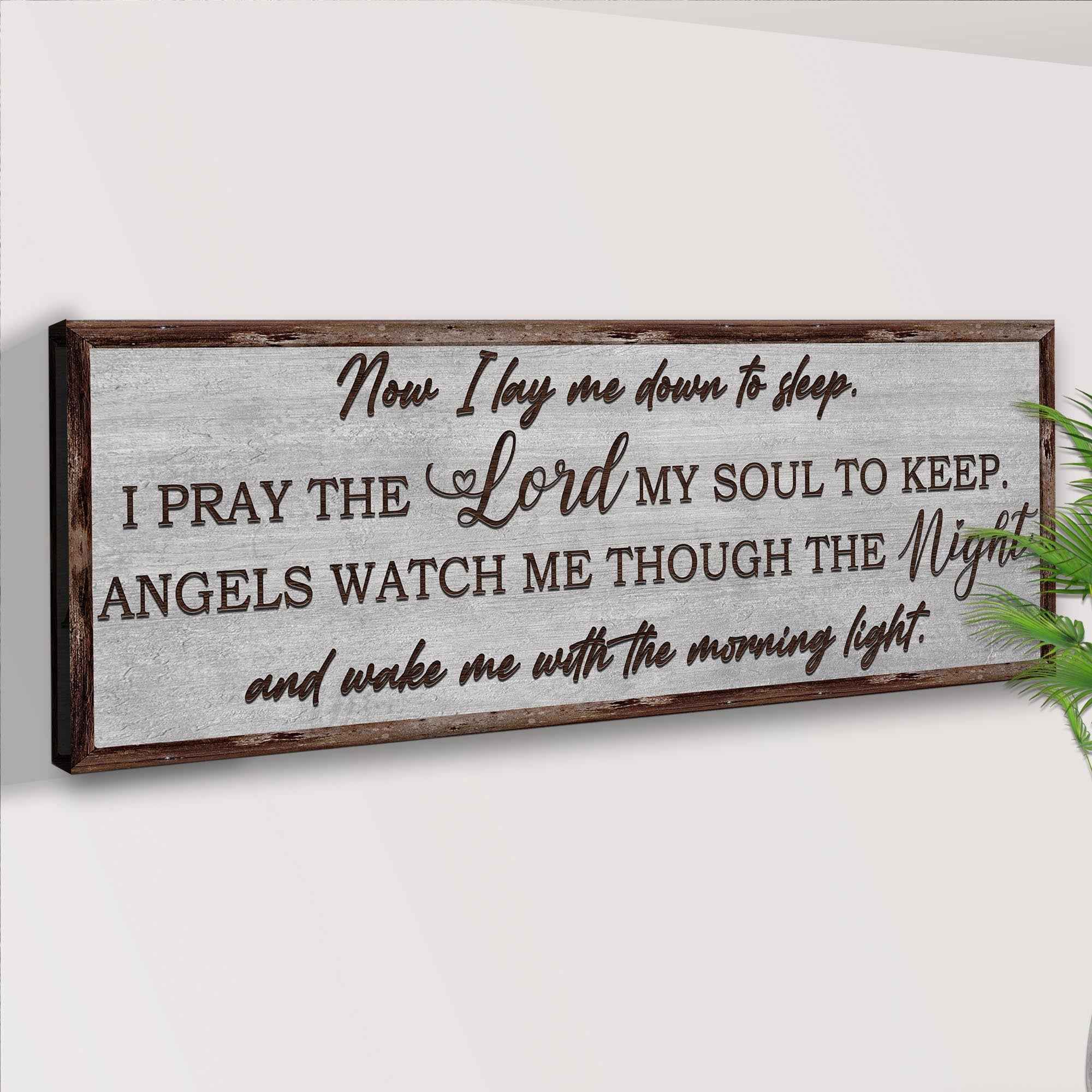 Now I Lay Me Down To Sleep Sign