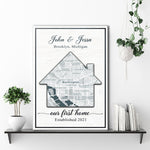 Home Map Sign